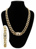 Set choker Premium 14K – Choker 18" + Guillo 8" (14 mm)