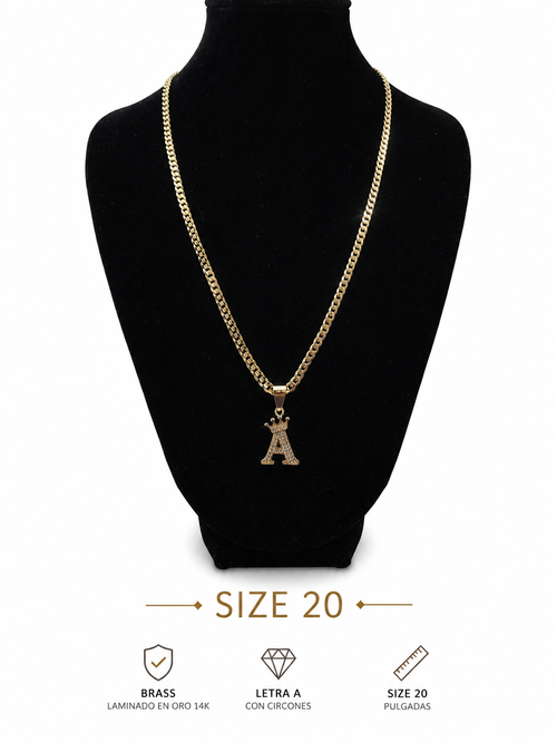 Cadena Inicial A - size  20"