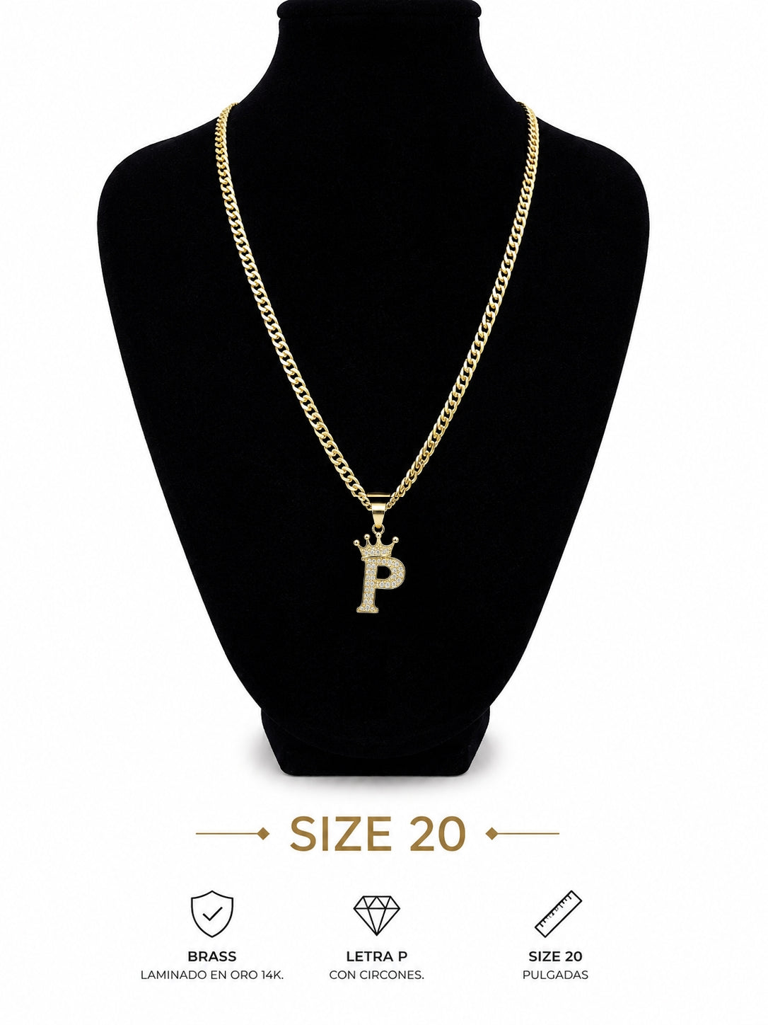 Cadena Inicial P -size  20"