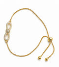 ✨ Pulsera Infinito Brillante Ajustable Oro 14K Laminado