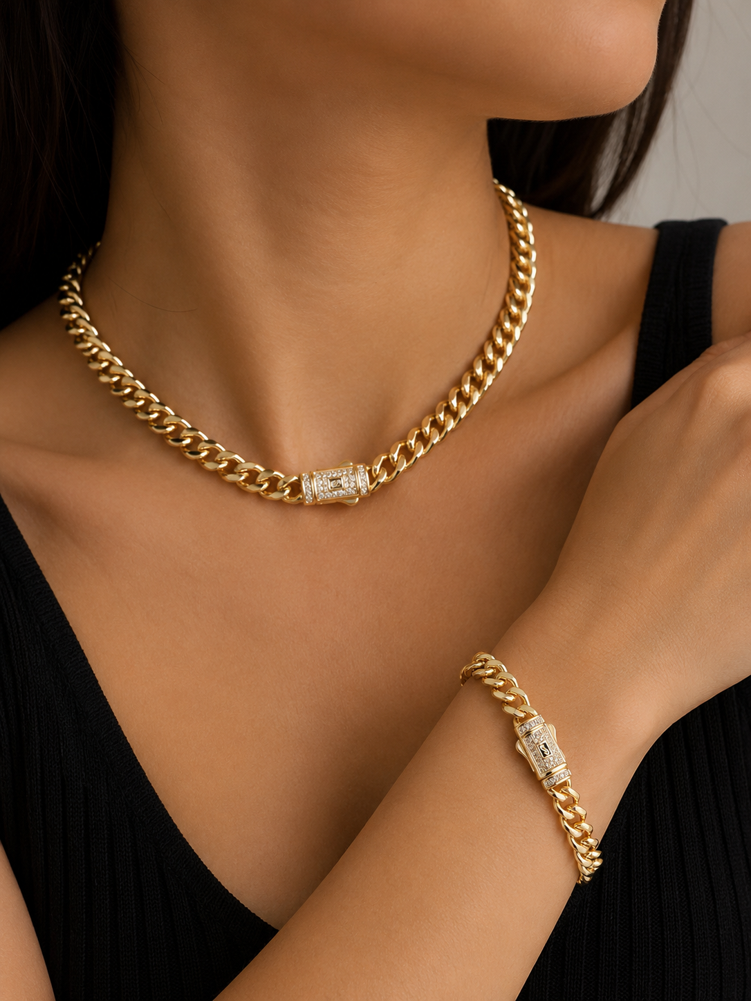 ✨ Set Choker + Guillo para Dama -6mm