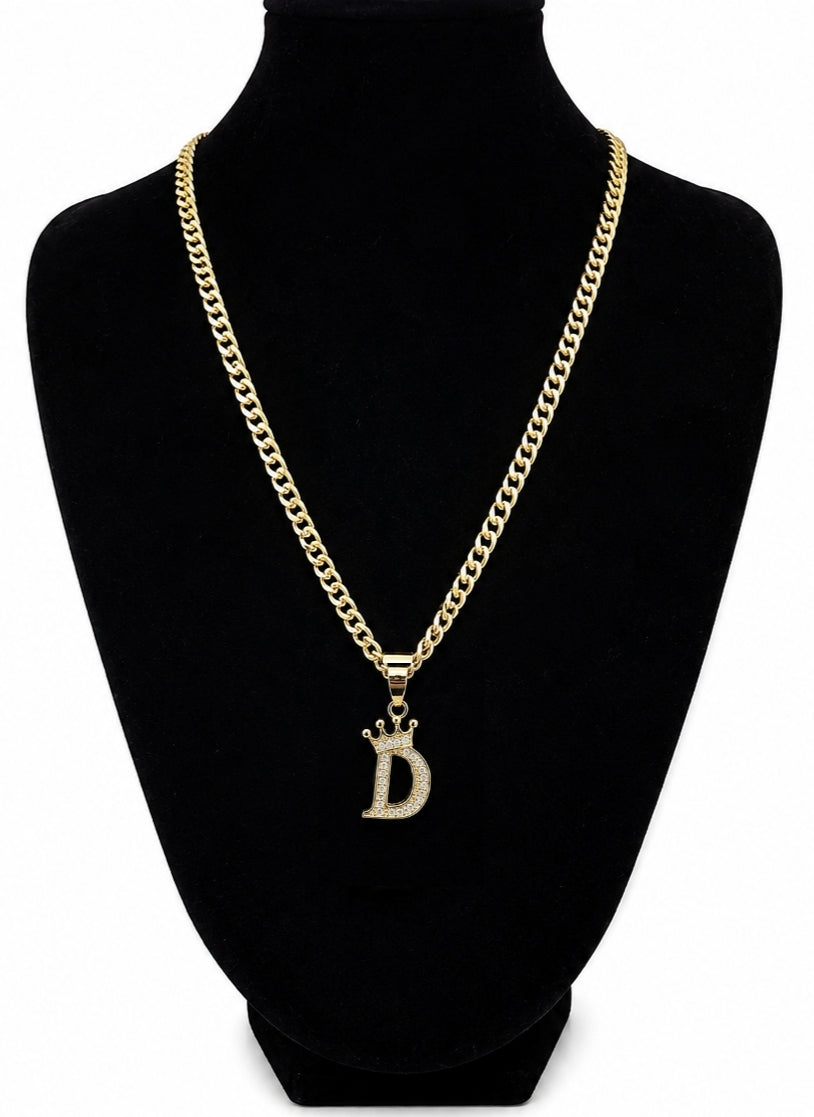 Cadena con Inicial D-size 20"