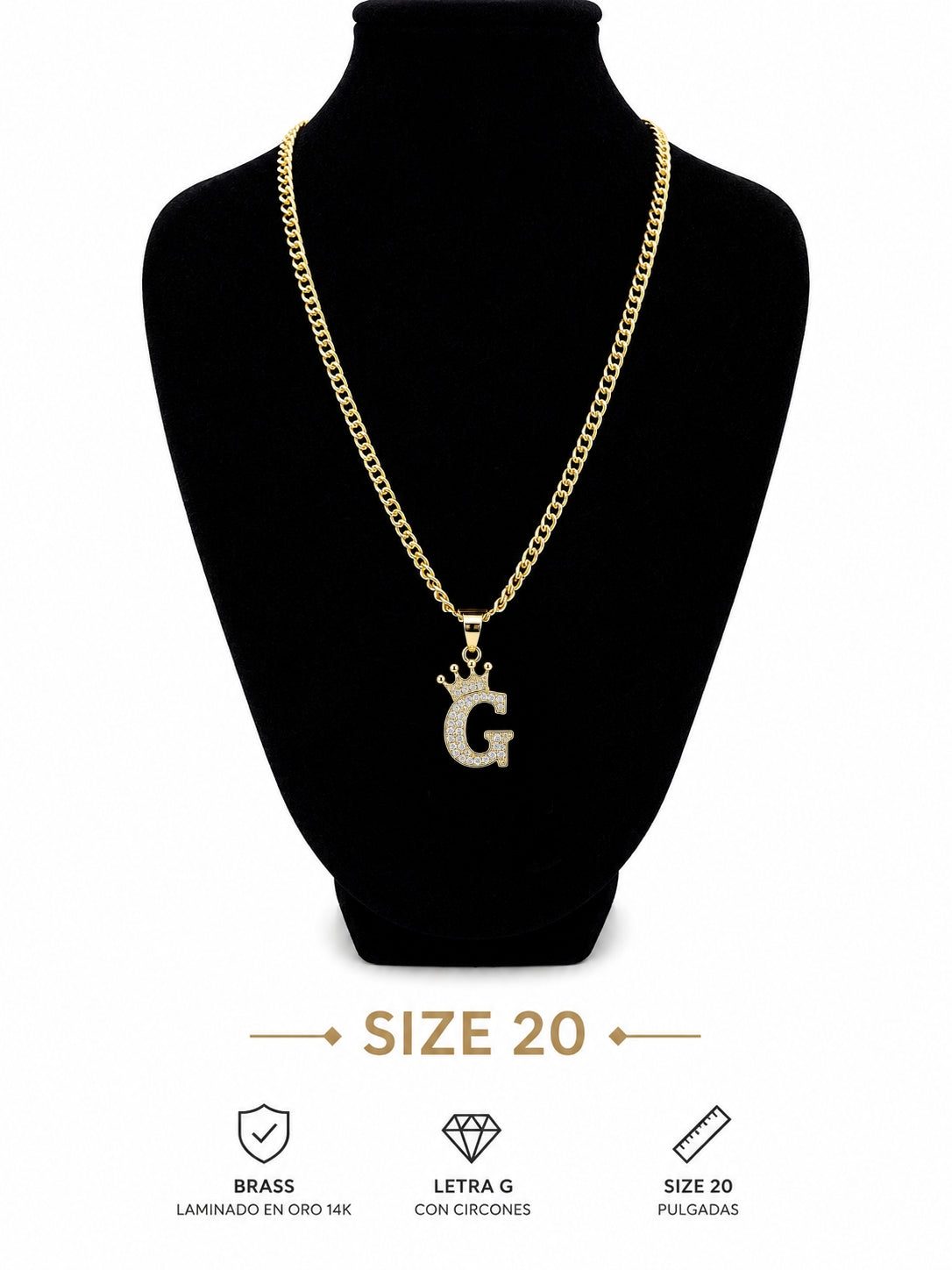 Cadena Inicial G -size  20"