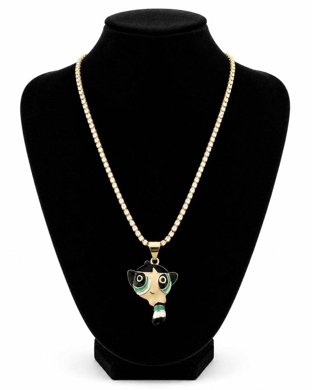 Cadena Moon Ice Bellota | Brass Laminado en Oro 14K para Dama